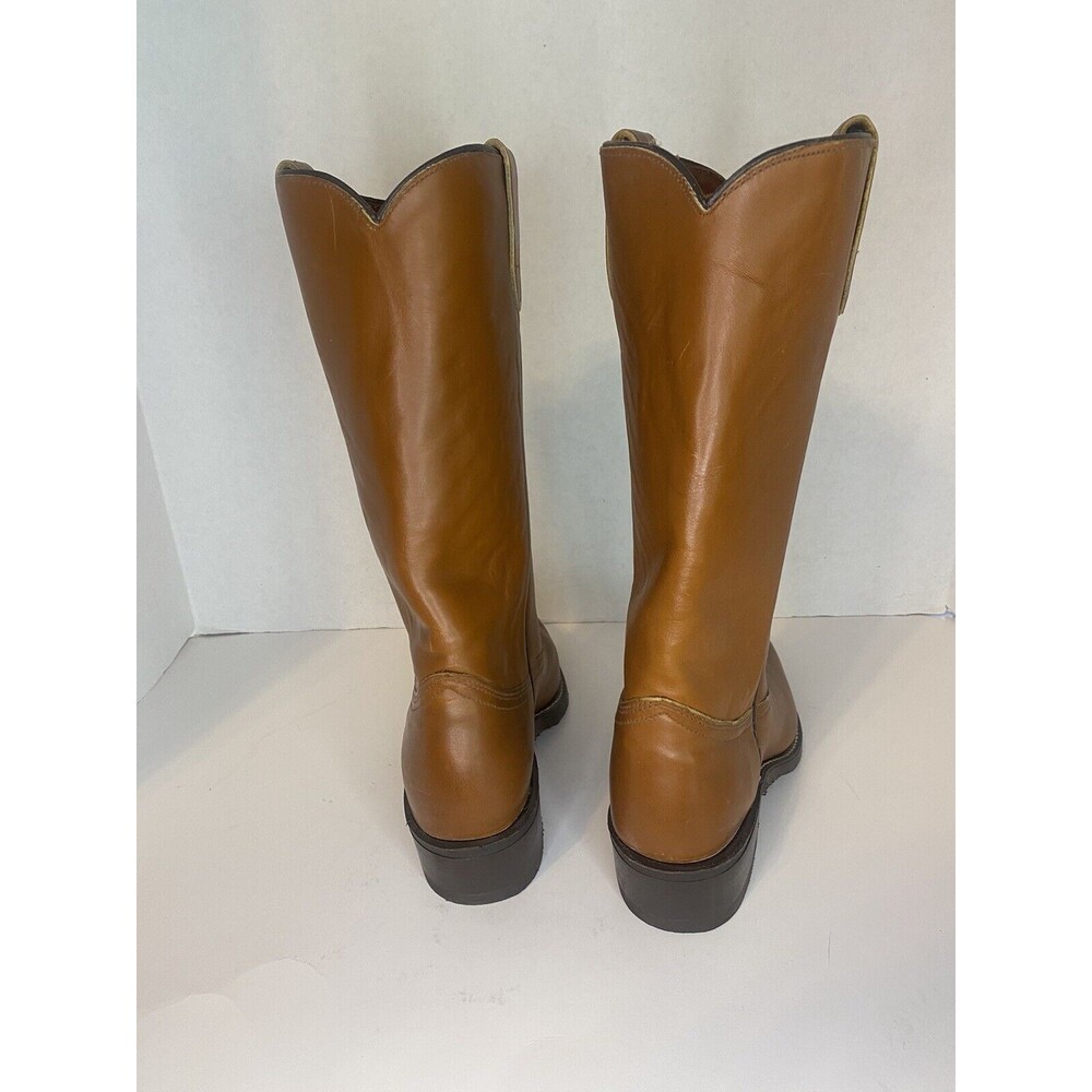 Texas Brand Cowboy Work Boots Hypalon Armortred Soles Size 6 1/2 D - Picture 3 of 4